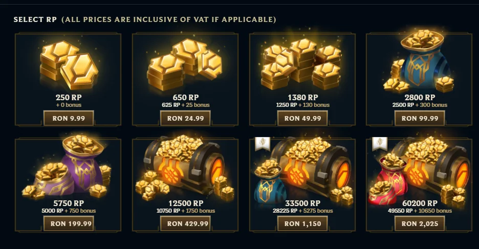 League of Legends RP