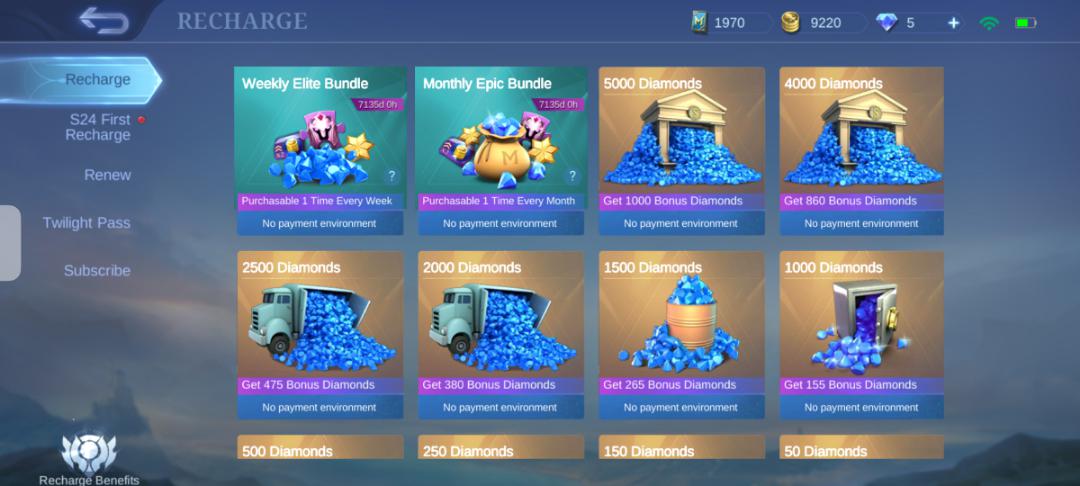 Mobile Legends Diamonds